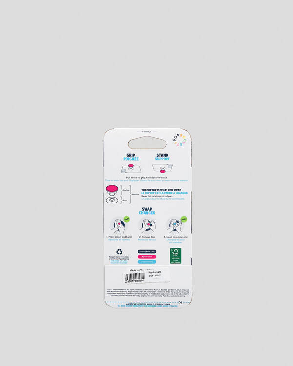 PopSockets Enamel be Happy PopGrip Premium for Unisex