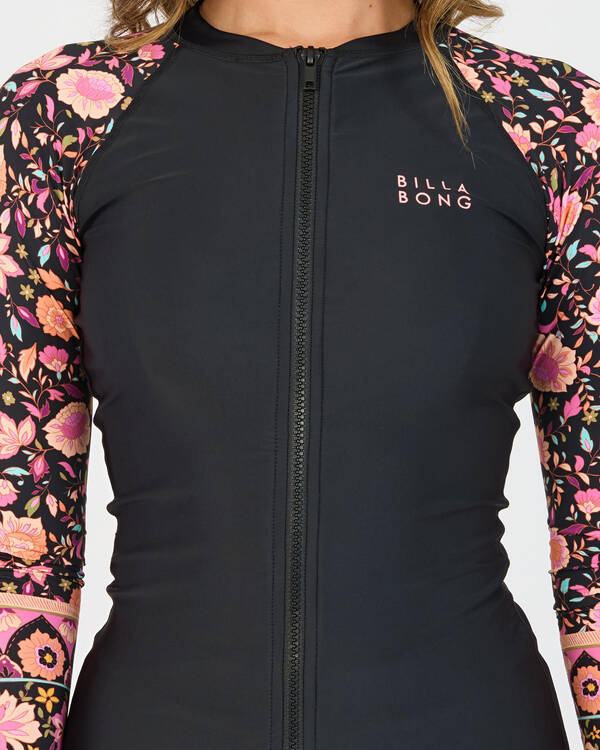 Billabong Sol Song Pipa Long Sleeve Rash Vest for Womens