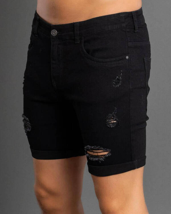 Lucid Trapper Denim Walk Shorts for Mens