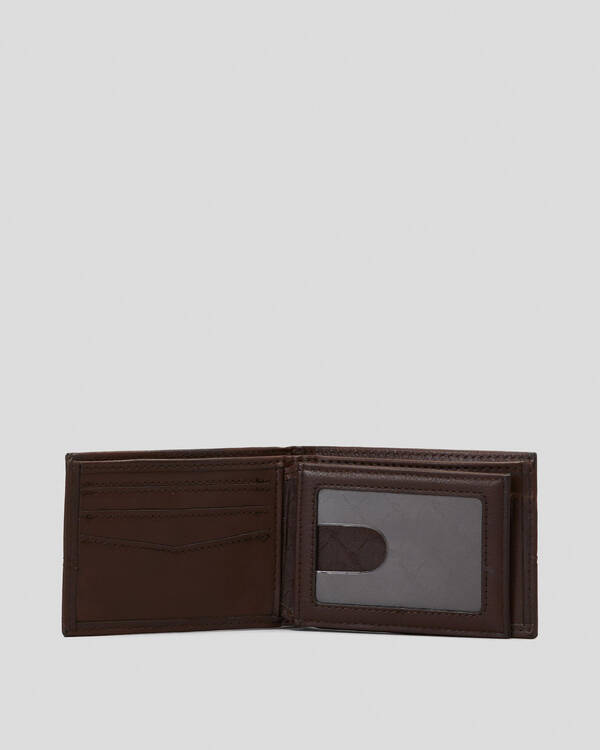 Rip Curl Corpawatu Icon Faux Leather Slim Wallet for Mens