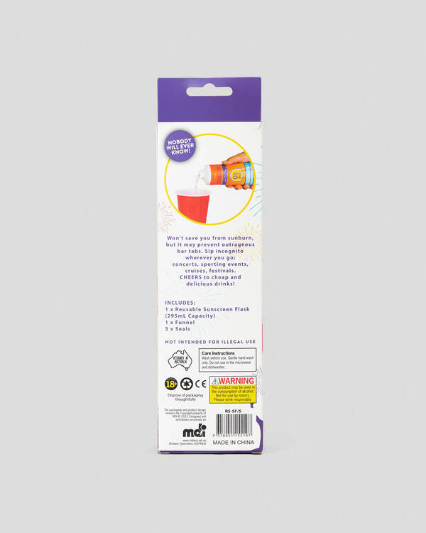 MDI Stealth Sunscreen Flask for Unisex