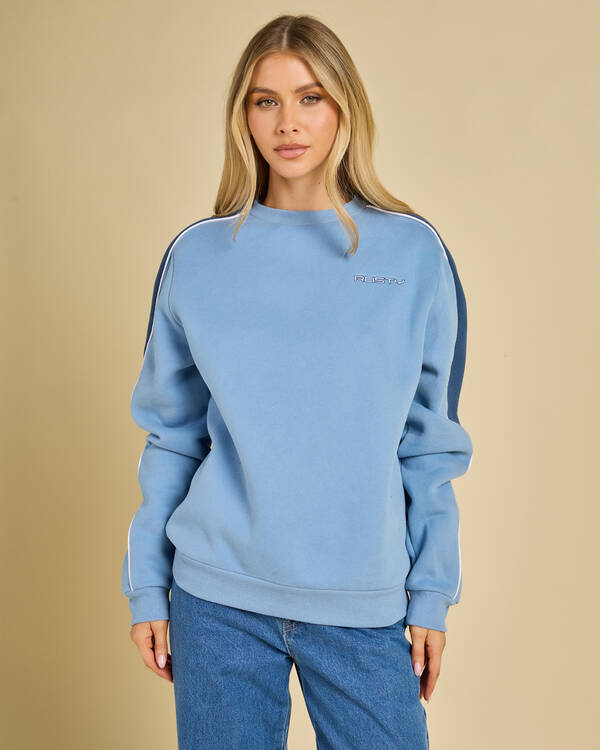 Rusty Two Timer Crewneck Sweatshirt for Womens