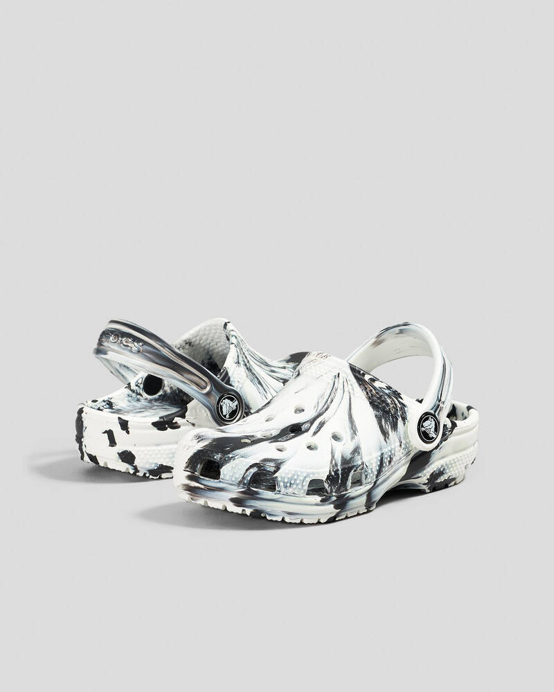 Crocs Toddlers' Classic Marble Clogs for Unisex