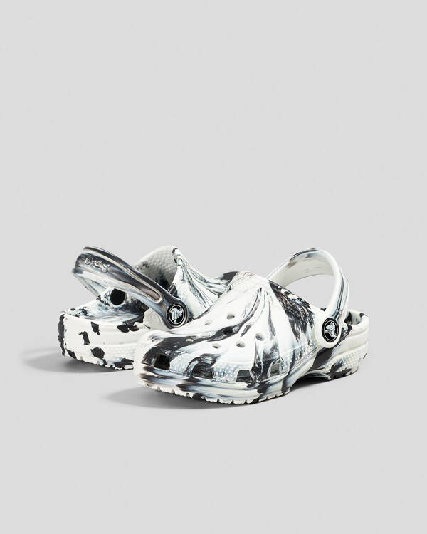 Crocs Toddlers' Classic Marble Clogs for Unisex
