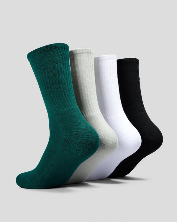 RVCA Seasonal Socks 4 Pack for Mens