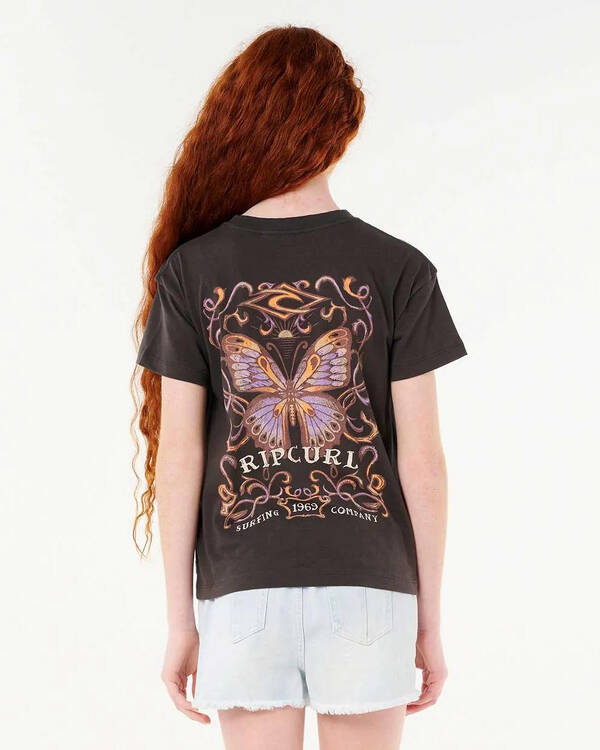 Rip Curl Girl's Butterfly Heritage T-Shirt for Womens