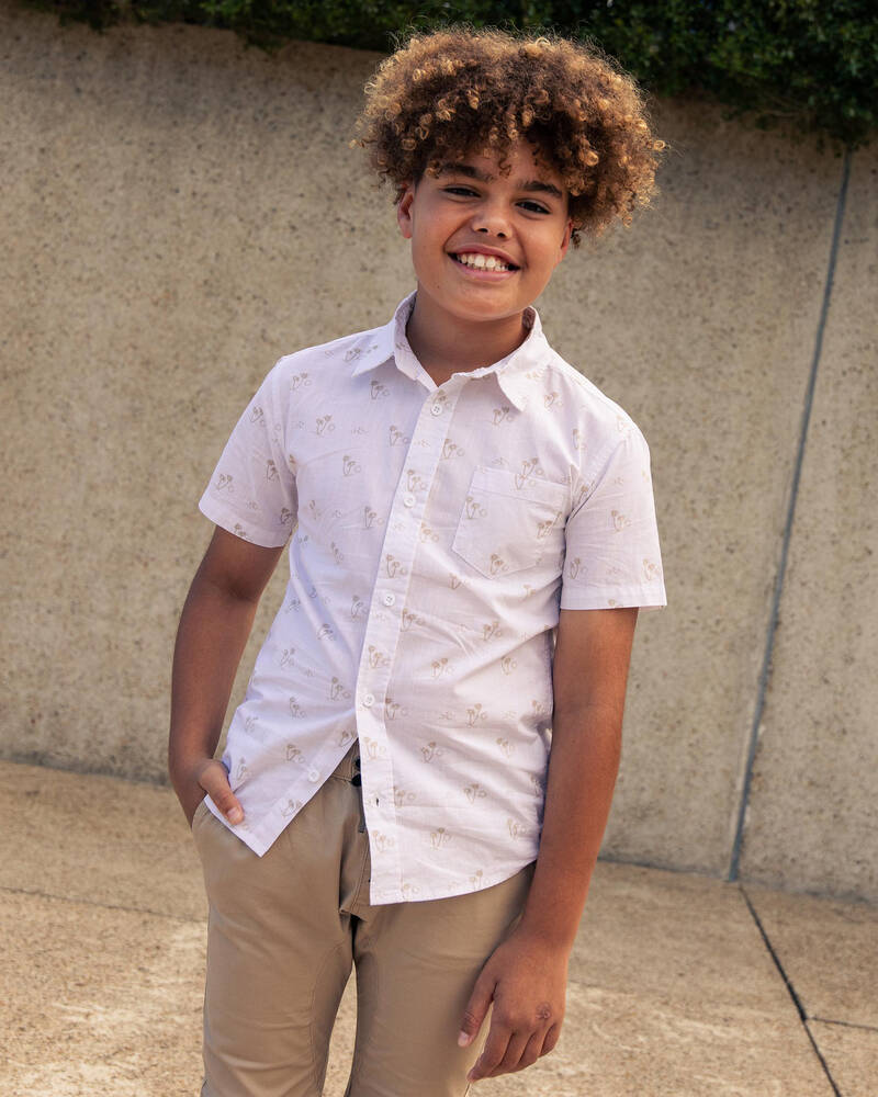 Lucid Boys' Exiled Short Sleeve Shirt for Mens