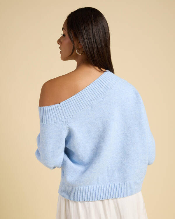 Paper Heart Magnolia Off Shoulder Knit for Womens