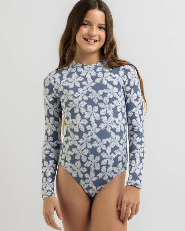 Roxy Girls' Drifter Floral Long Sleeve Surfsuit for Womens