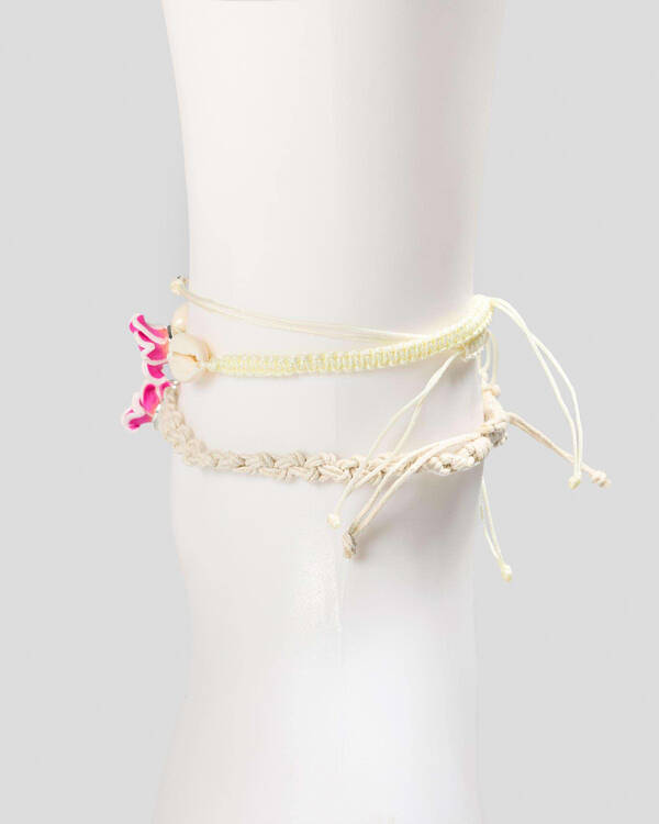 Karyn In LA Frangipani Anklet Pack for Womens