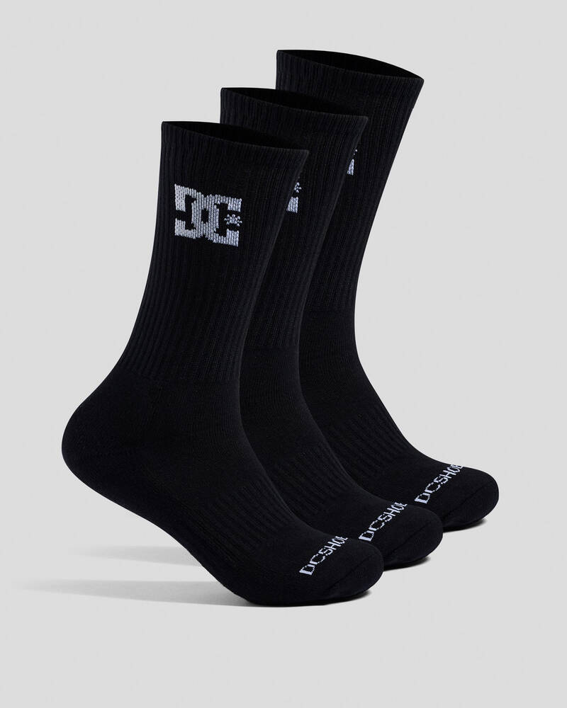 DC Shoes SPP Crew Socks 3 Pack for Mens