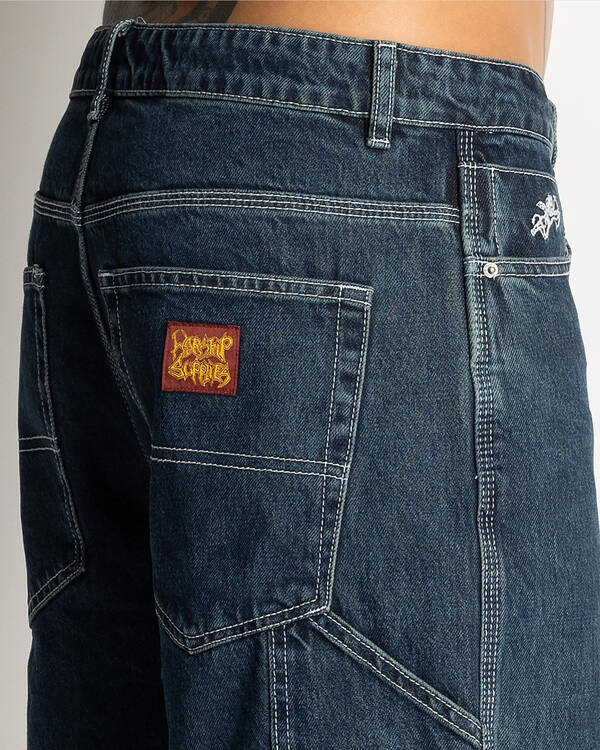 Worship Supplies Carpenter Jean Shorts for Mens