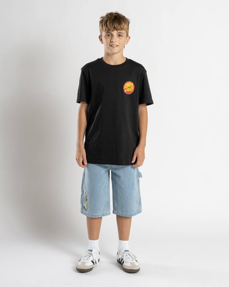 Santa Cruz Boys' OS Bold Shadow Dot T-Shirt for Mens