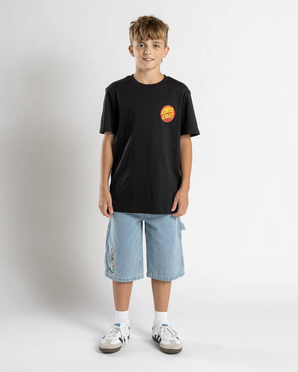 Santa Cruz Boys' OS Bold Shadow Dot T-Shirt for Mens