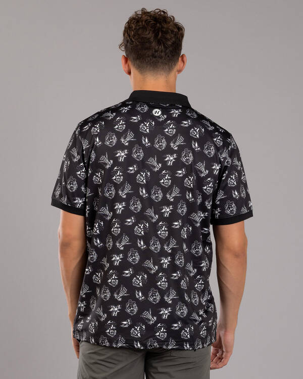 The Mad Hueys Sailor Anchor Party Polo Shirt for Mens
