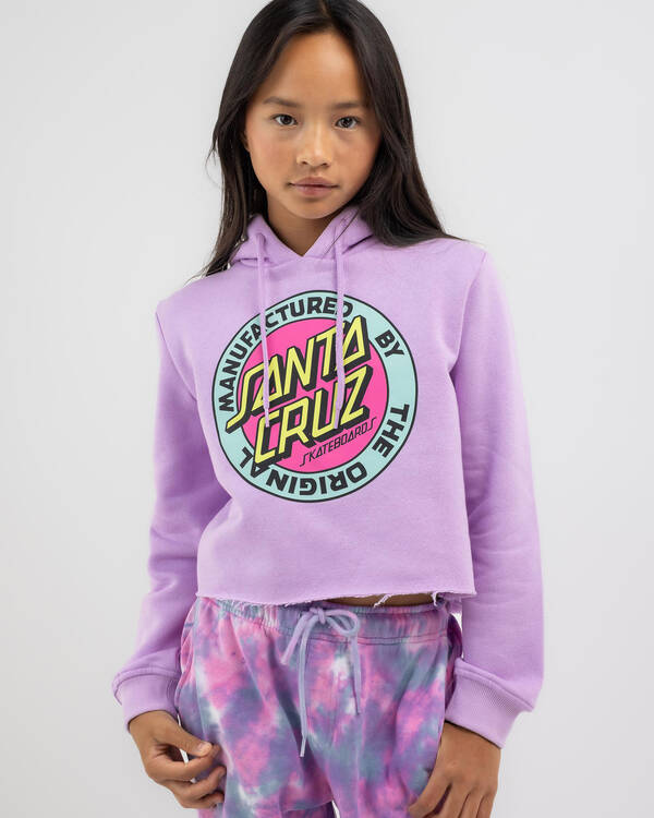 Santa Cruz Girls' MFG Retro Dot Front Hoodie for Womens