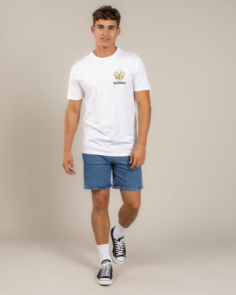 Frothies Gold Retriever T-Shirt for Mens