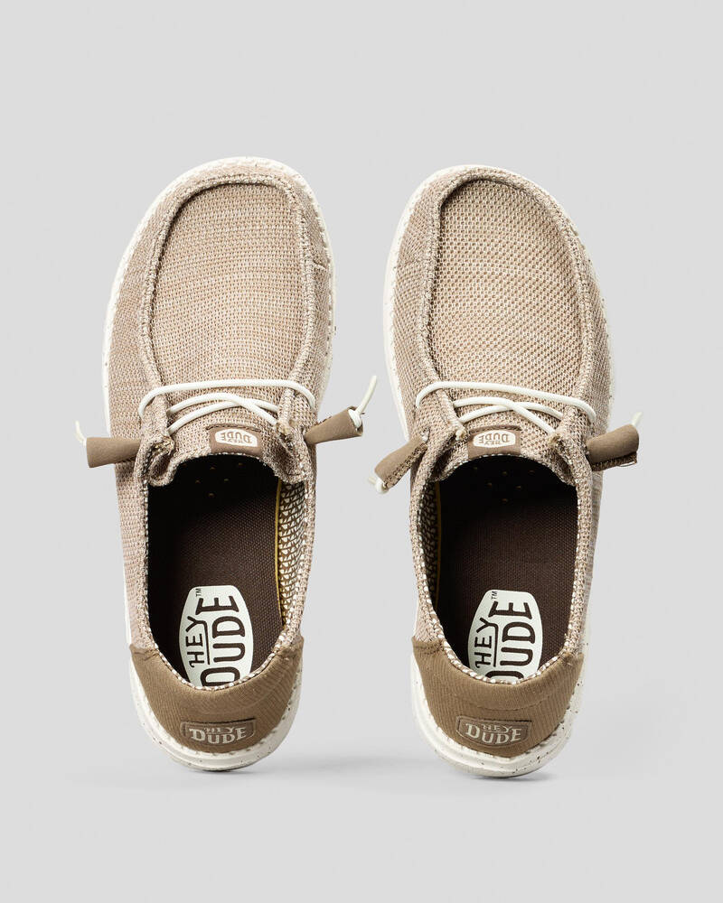 HEYDUDE Wendy Stretch Mesh Shoes for Womens