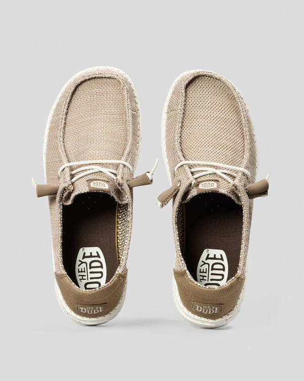 HEYDUDE Wendy Stretch Mesh Shoes for Womens