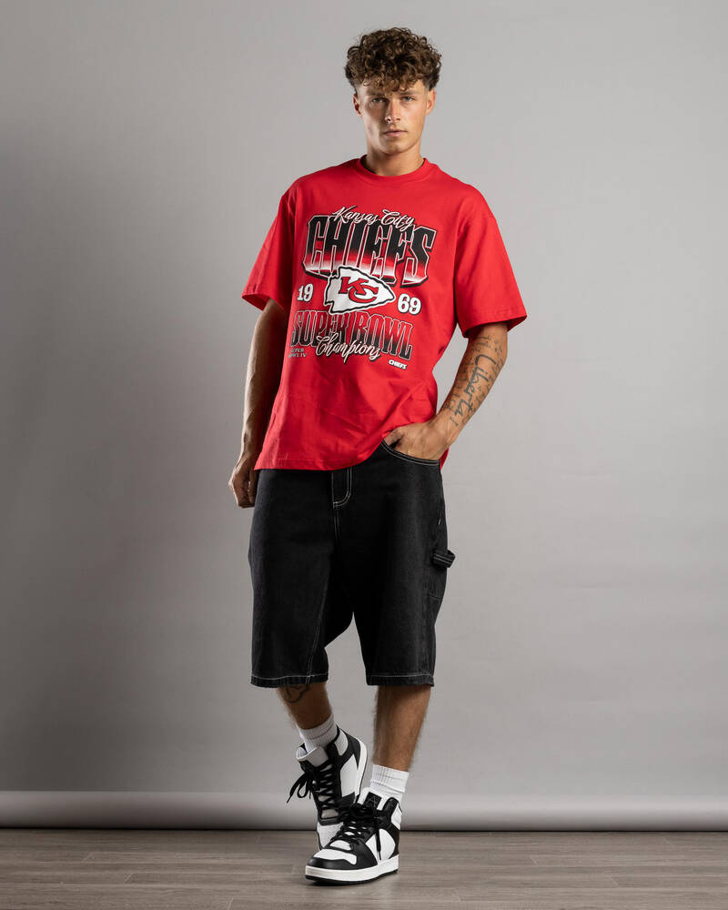 Majestic Kansas City Chiefs Super Bowl Champs T-Shirt for Mens