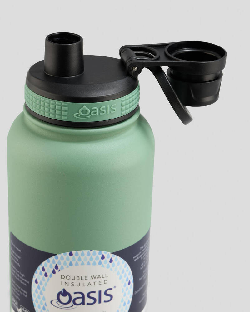 Oasis Stainless Steel 1.1L Challenger Drink Bottle for Unisex