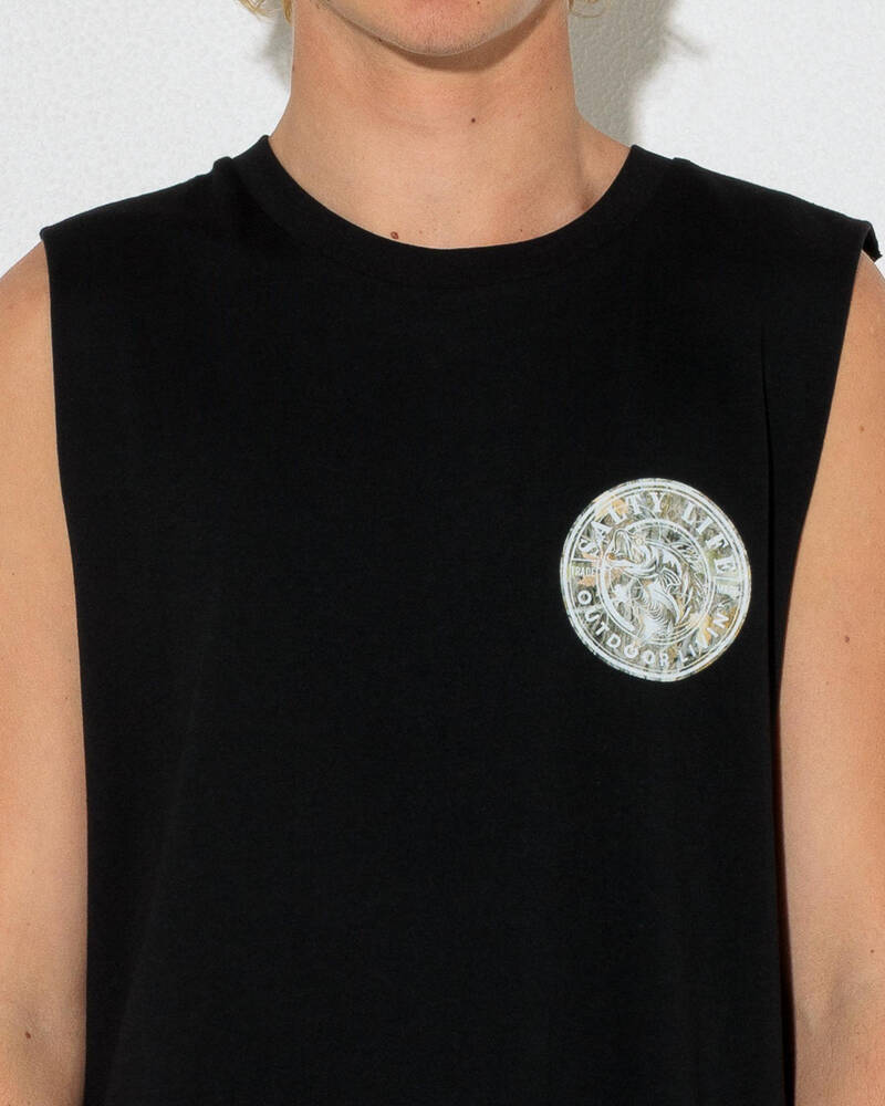 Salty Life Shadow Reel Muscle Tank for Mens