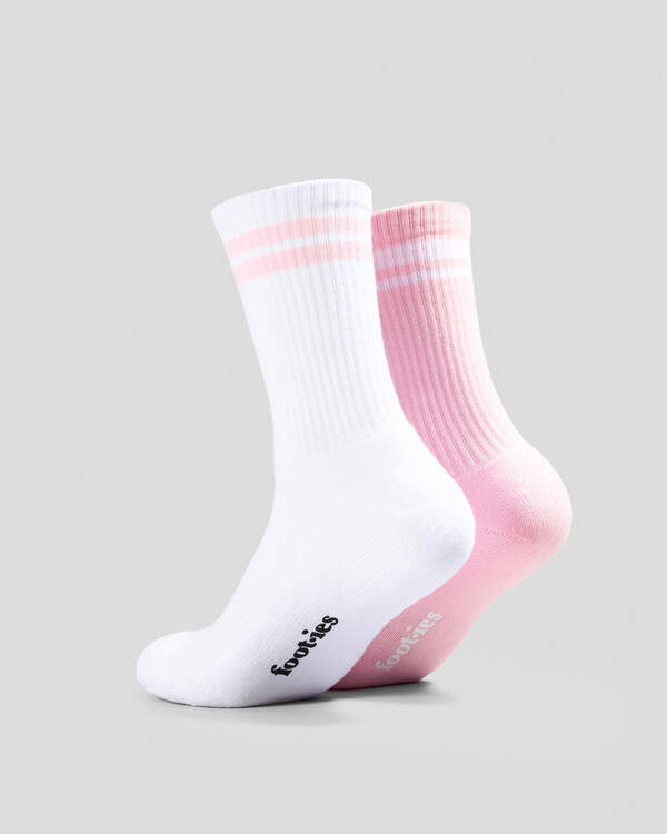 FOOT-IES Vodka Cruiser Lush Embroidery Sneaker Socks 2 Pack for Mens