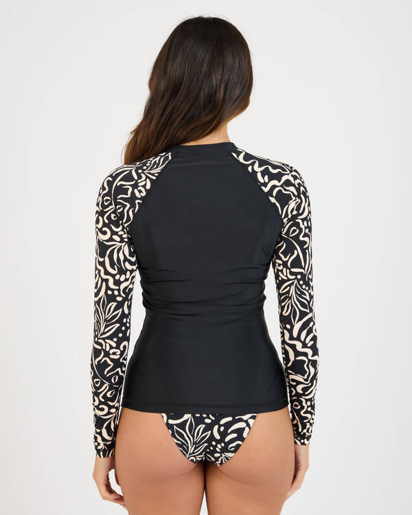 Billabong La Isla Leilani Long Sleeve Rash Vest for Womens
