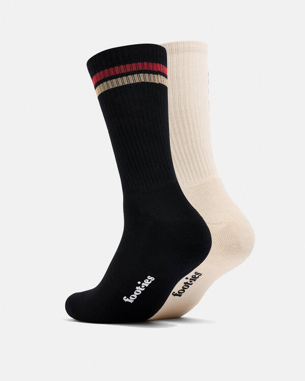 FOOT-IES Trophy Fish Sneaker Socks 2 Pack for Mens