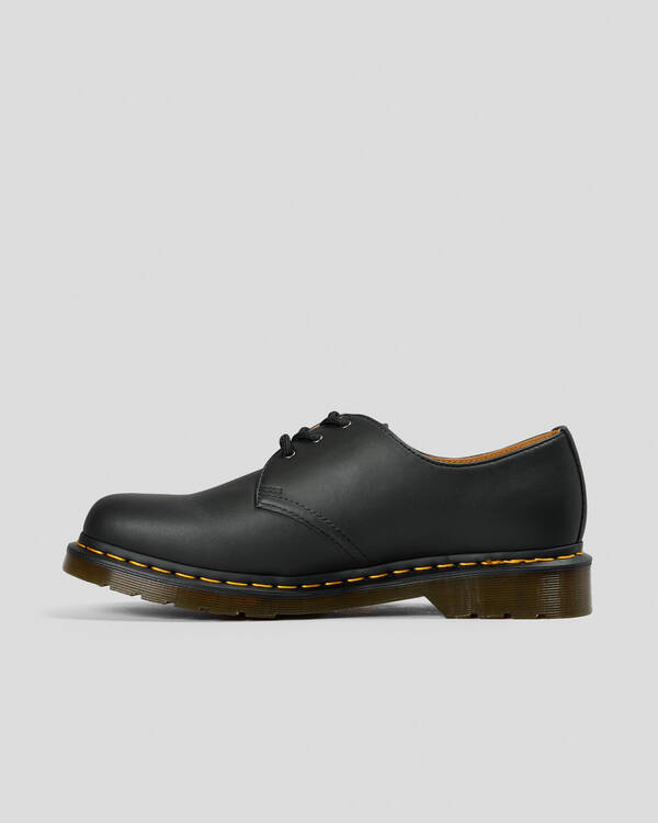 DR MARTENS 1461 3 Eye Shoe Black Nappa for Mens