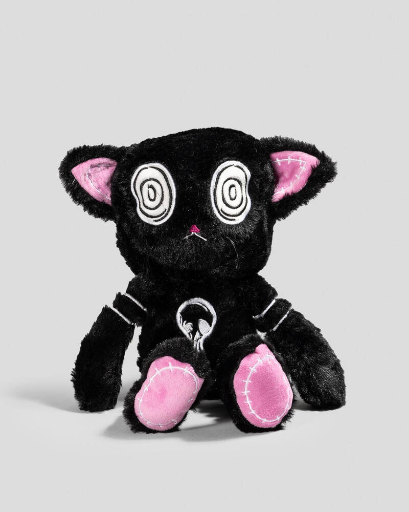 MDI Gus Fink's Black Hypnocat Plushie Pal for Unisex