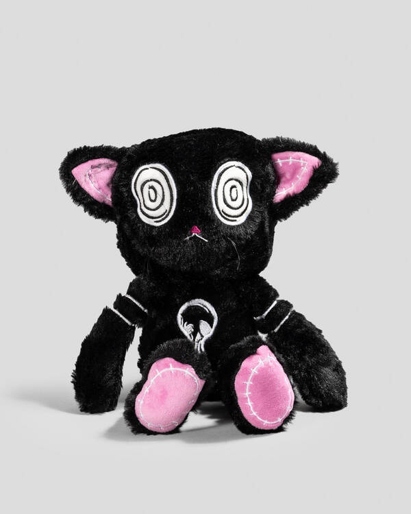 MDI Gus Fink's Black Hypnocat Plushie Pal for Unisex