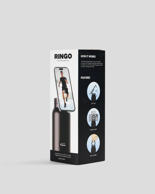 Ringo 24oz Magnetic Phone Mount Water Bottle for Unisex