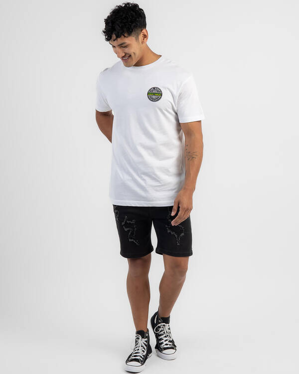 Sex Wax Word Fade Green T-Shirt for Mens