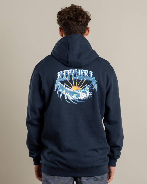 Rip Curl Hazed and Tubed Zip Thru Hoodie for Mens