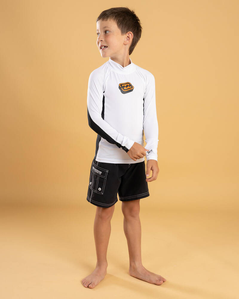 Billabong Toddlers' Groms Spec 73 Long Sleeve Rash Vest for Mens