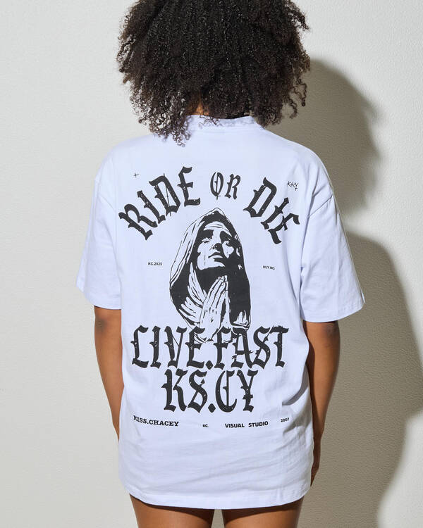 Kiss Chacey Saint Box Fit T-Shirt for Womens