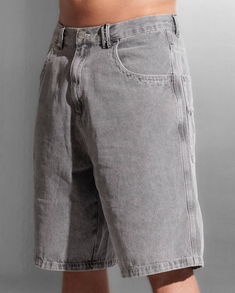 Rusty Turbo 2.0 Baggy Denim Shorts for Mens