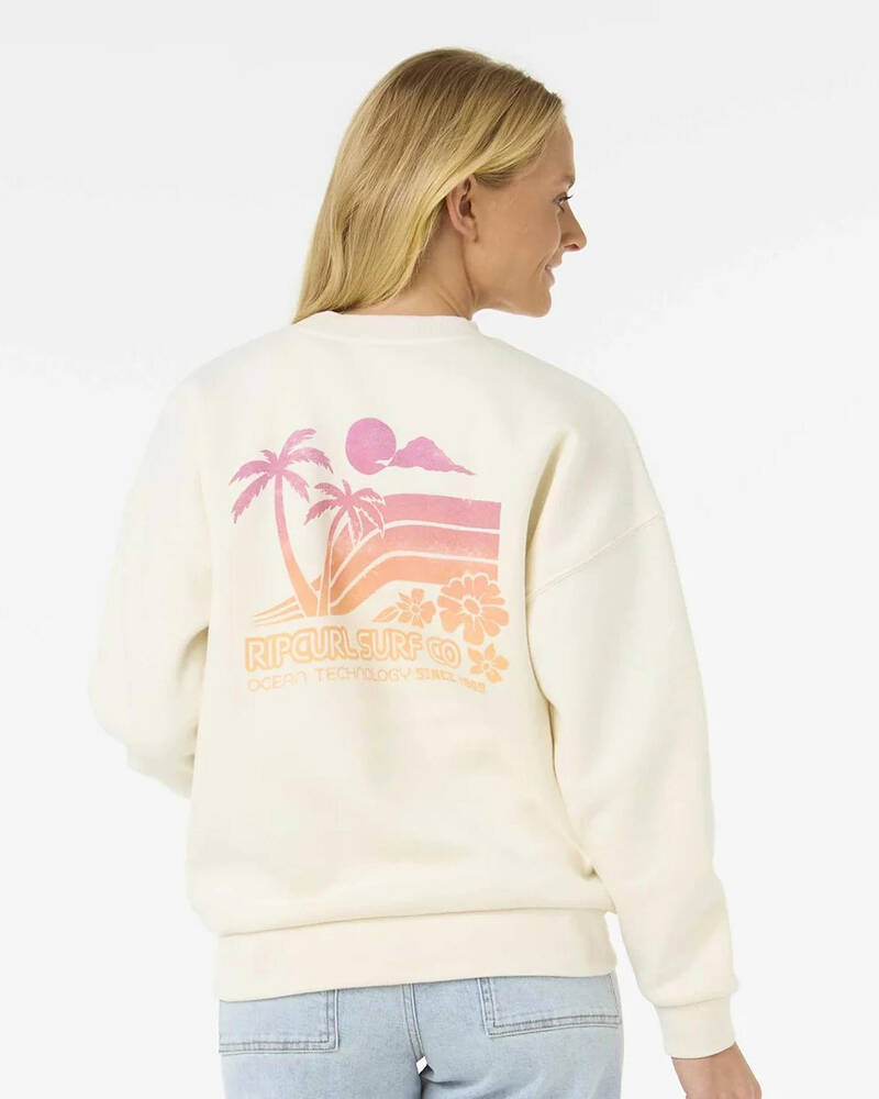 Rip Curl Ocean Tech Heritage Crew Sweatshirt for Womens
