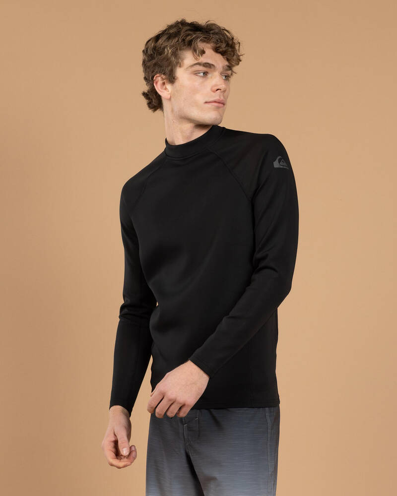 Quiksilver Everyday Heat Long Sleeve Rash Vest for Mens