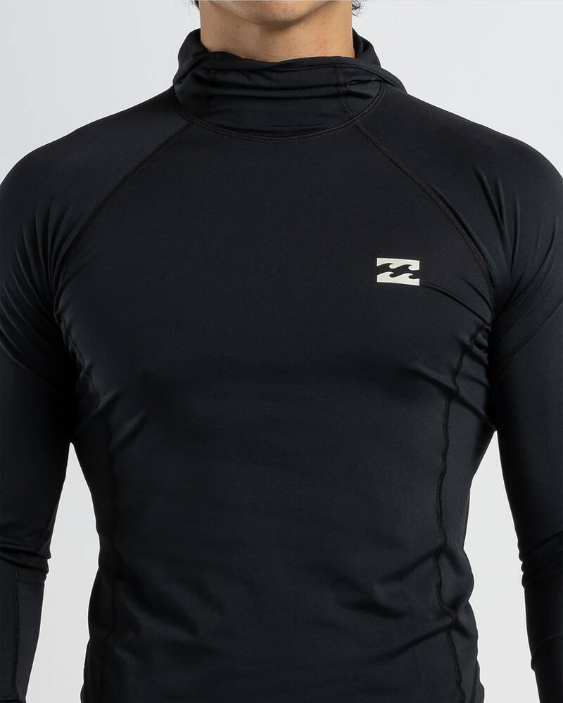 Billabong Strike Mission Hood Long Sleeve Rash Vest for Mens