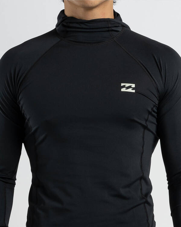 Billabong Strike Mission Hood Long Sleeve Rash Vest for Mens