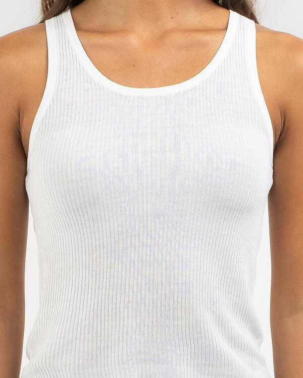 Ava And Ever Catrina Sheer Knit Tank Top for Womens