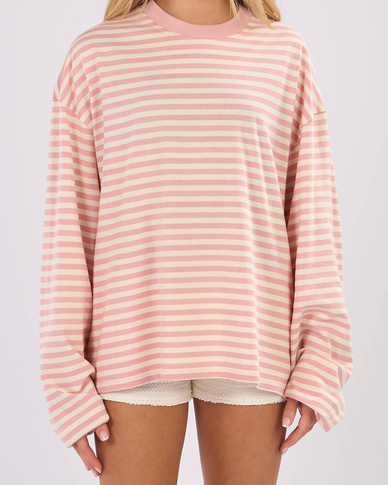 Mooloola Girls' Janet Striped Long Sleeve Top for Womens