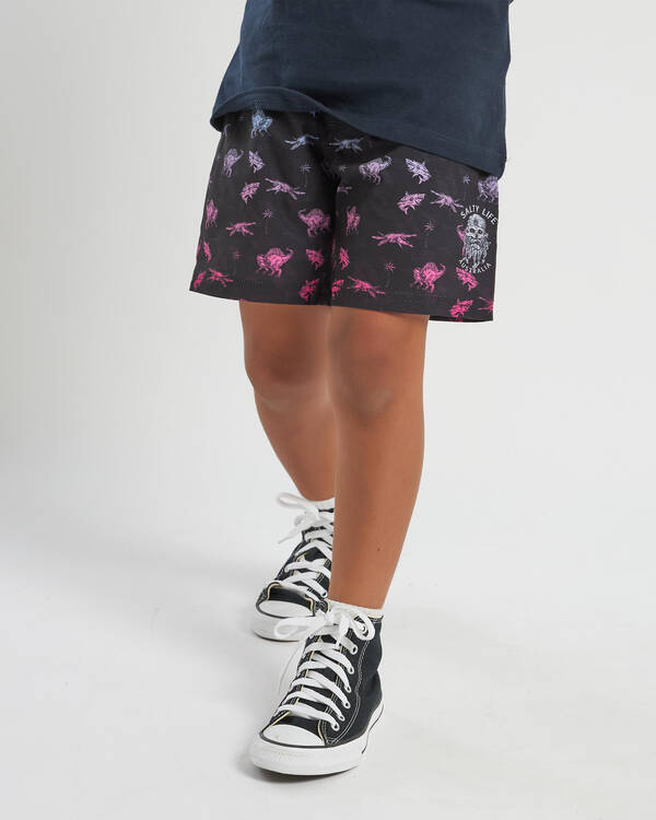 Salty Life Toddlers' Prehistoric Elastic Waist Shorts for Mens