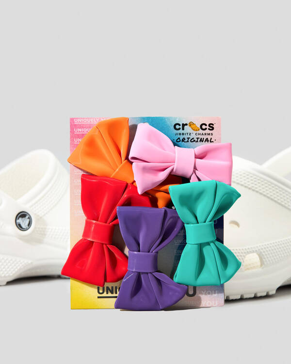 Crocs Super Hyper Me Bows Jibbitz 5 Pack for Unisex