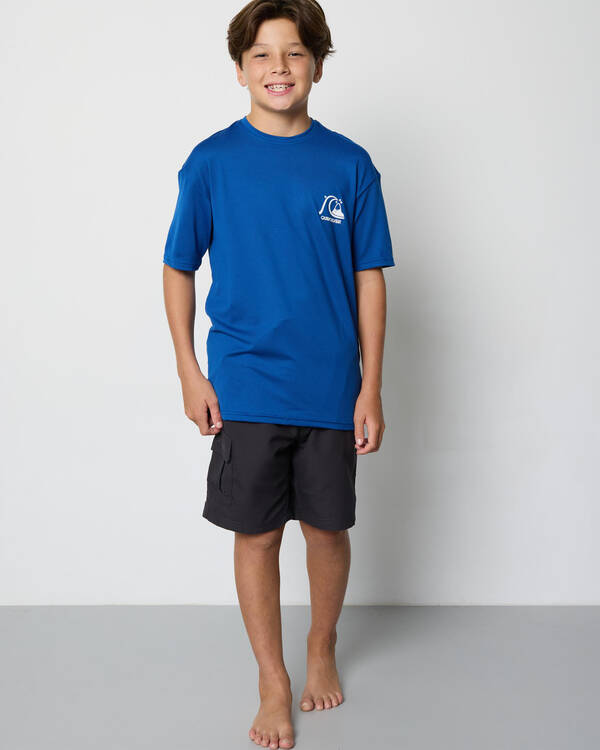 Quiksilver Boys' DNA Bubble Logo Surf Tee for Mens
