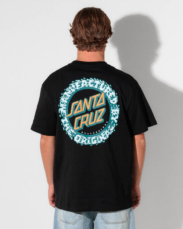 Santa Cruz Splatter MFG Dot T-Shirt for Mens