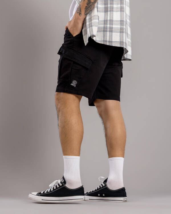 Jacks Edition Elastic Waist Shorts for Mens