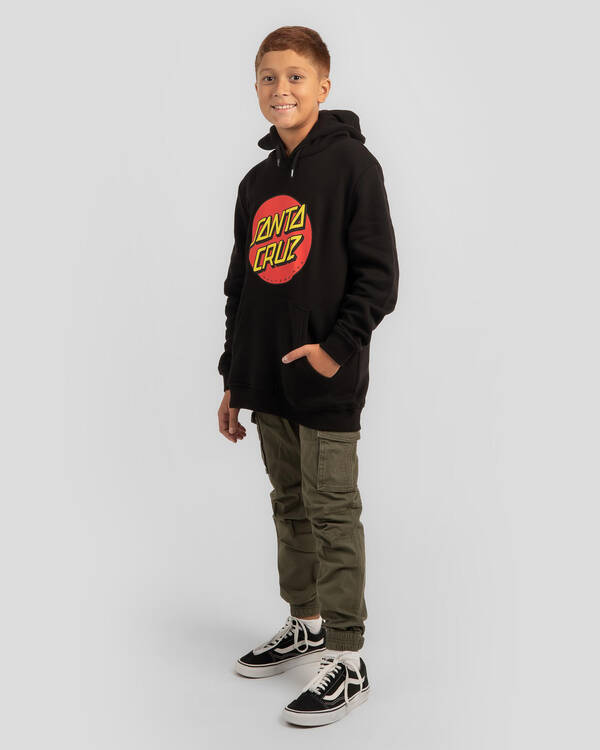 Santa Cruz Boys' Classic Dot Front Hoodie for Mens